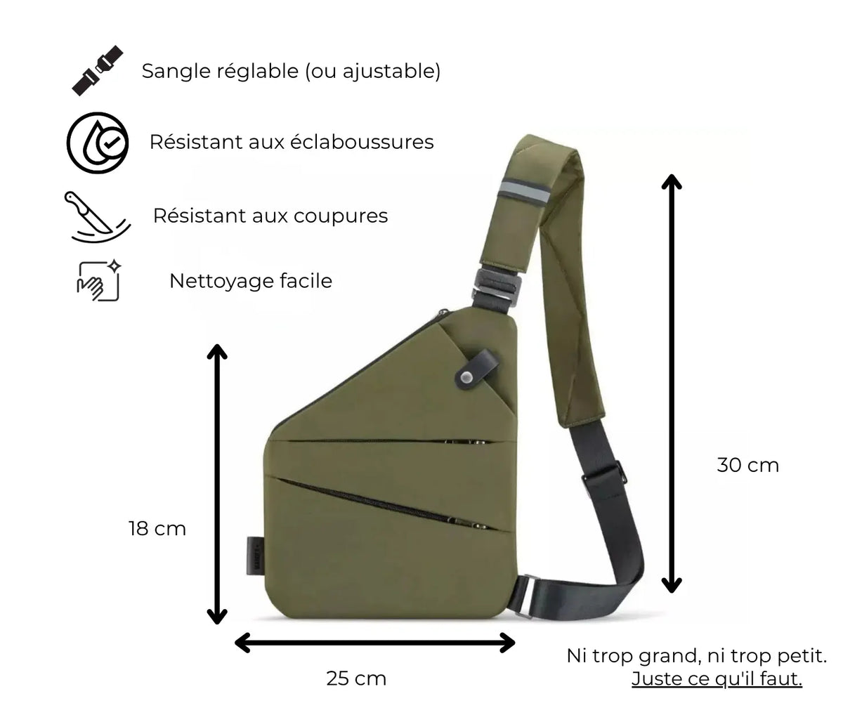 Sac anti pickpocket "Travora"