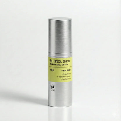 Sérum enrichi en rétinol. Rétinol de qualité clinique pour une peau ferme, lisse et jeune.