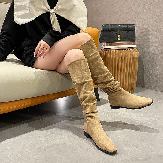 Bottes en Daim "Antoinette"