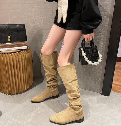 Bottes en Daim "Antoinette"