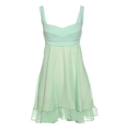 Robe verte d'été "Camille"