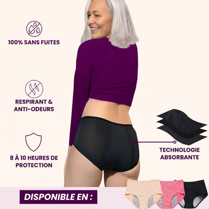 Lot de 5 Sous-vêtements antifuites "Maison Almudena"
