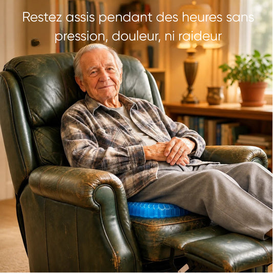 Soulagez la douleur du coccyx et restez assis confortablement pendant des heures - AlmuGel