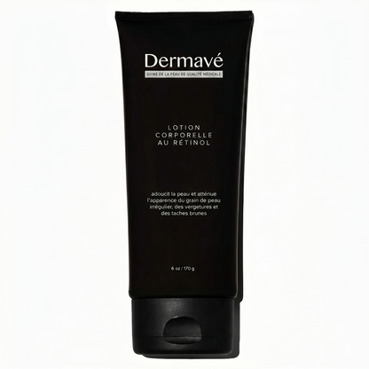 Lotion corps au rétinol "Dermavé" pour lisser la peau