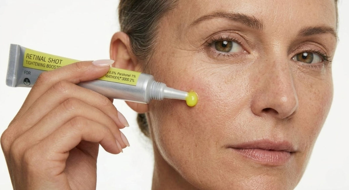 Booster de raffermissement au rétinal pour le visage