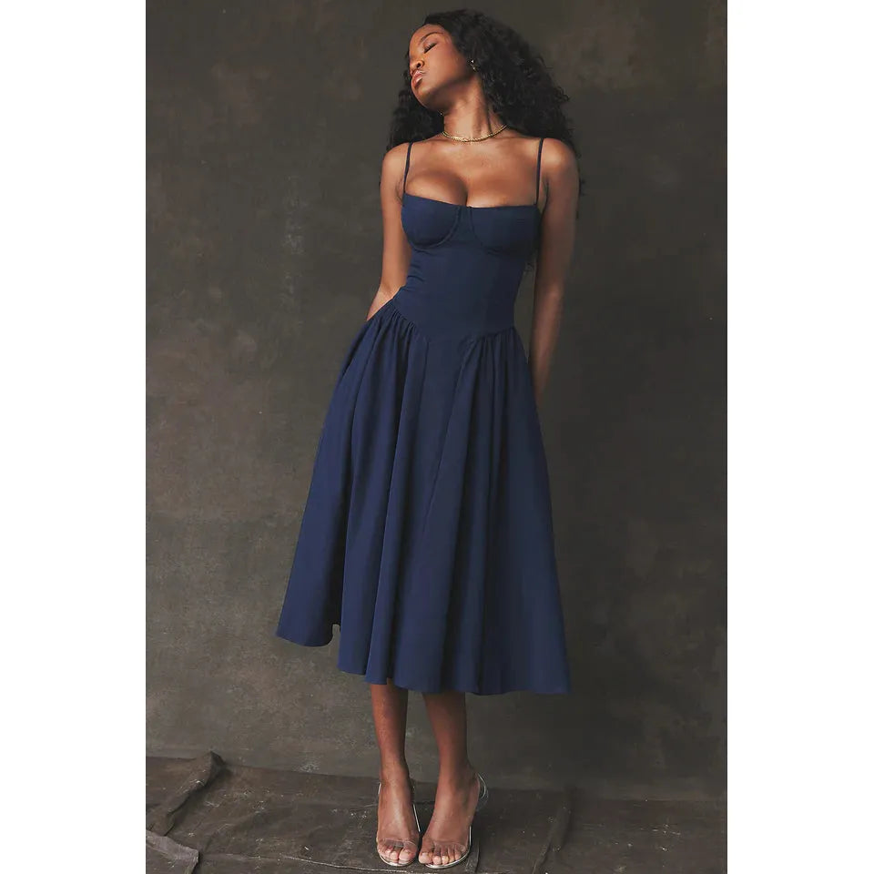 Robe à bretelles "Margot"