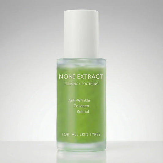 Sérum éclat "Noni +". La formule qui transforme les peaux ternes 2x plus vite que les sérums classiques.