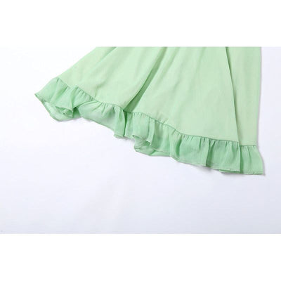 Summer green dress 'Camille'