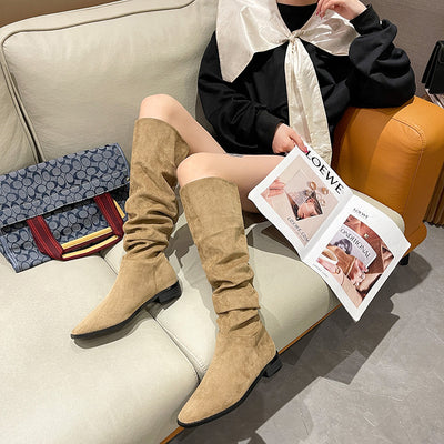 Bottes en Daim "Antoinette"